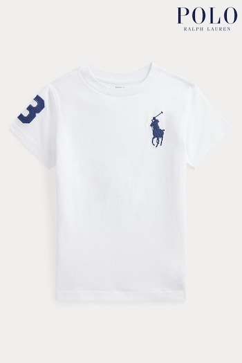 Polo caps Ralph Lauren Boys Big Pony Cotton Jersey T-Shirt (K94364) | £45 - £49