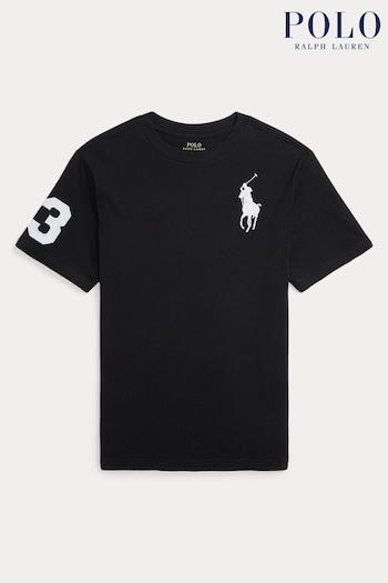 POLO AJUSTE DROIT EN COTON BASIC MESH LOGO PONY PLAYER Boys Big Pony Cotton Jersey T-Shirt (K94367) | £49