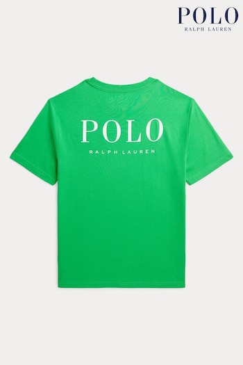 Polo Rugby Ralph Lauren Boys Logo Cotton Jersey T-Shirt (K94399) | £49