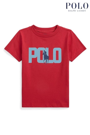 Polo Ralph Lauren Boys Colour Changing Logo Cotton Jersey T-Shirt (K94401) | £45 - £49