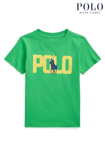 Polo Ralph Lauren Boys Colour Changing Logo Cotton Jersey T-Shirt (K94402) | £45 - £49