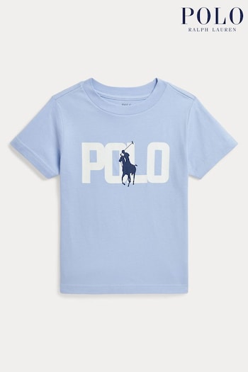Polo Ralph Lauren Boys Colour Changing Logo Cotton Jersey T-Shirt (K94404) | £45