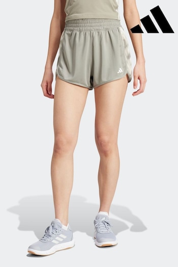 adidas aurora Green Pacer Flower Shorts (K94717) | £23