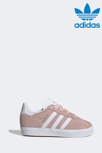 adidas Originals Pink Gazelle Trainers (K95913) | £40
