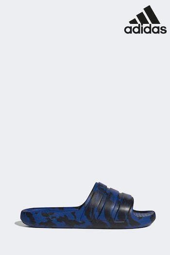 adidas Blue Adilette Flow Rogue sandals (K96176) | £25