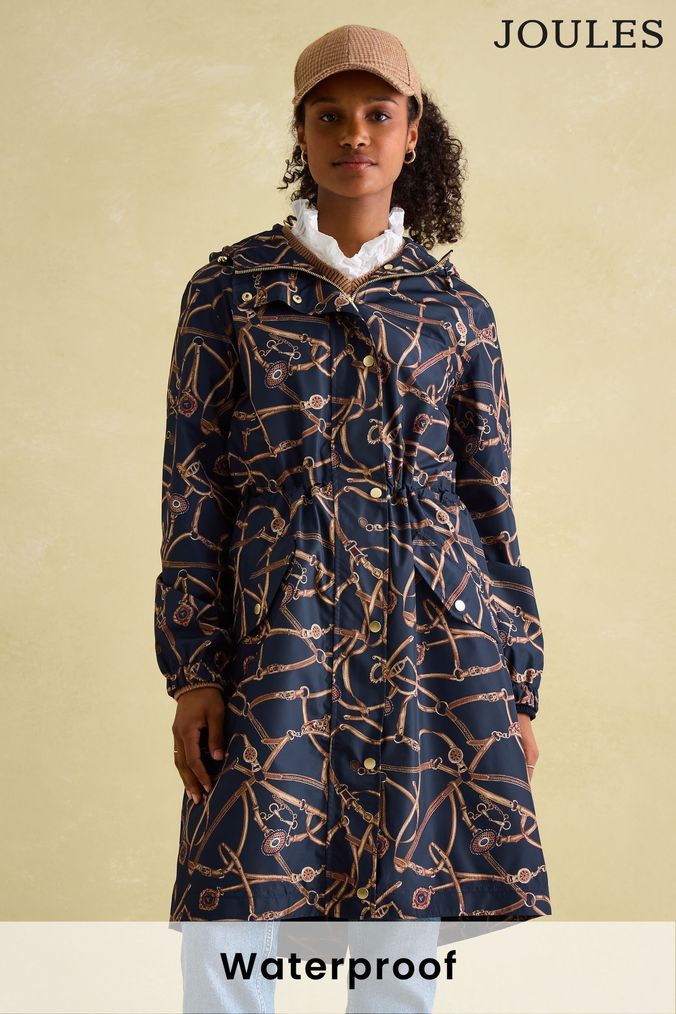 Joules victoria showerproof raincoat on sale