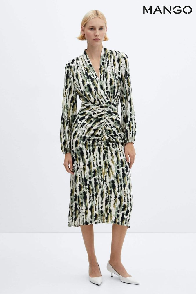 Animal print sale dress mango