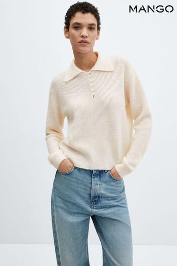 Mango Knitted Polo Neck Sweater (K96980) | £36