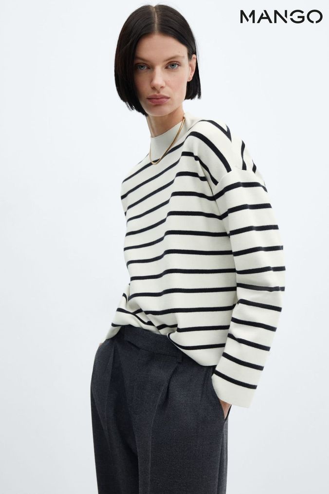 Mango black shop jumper