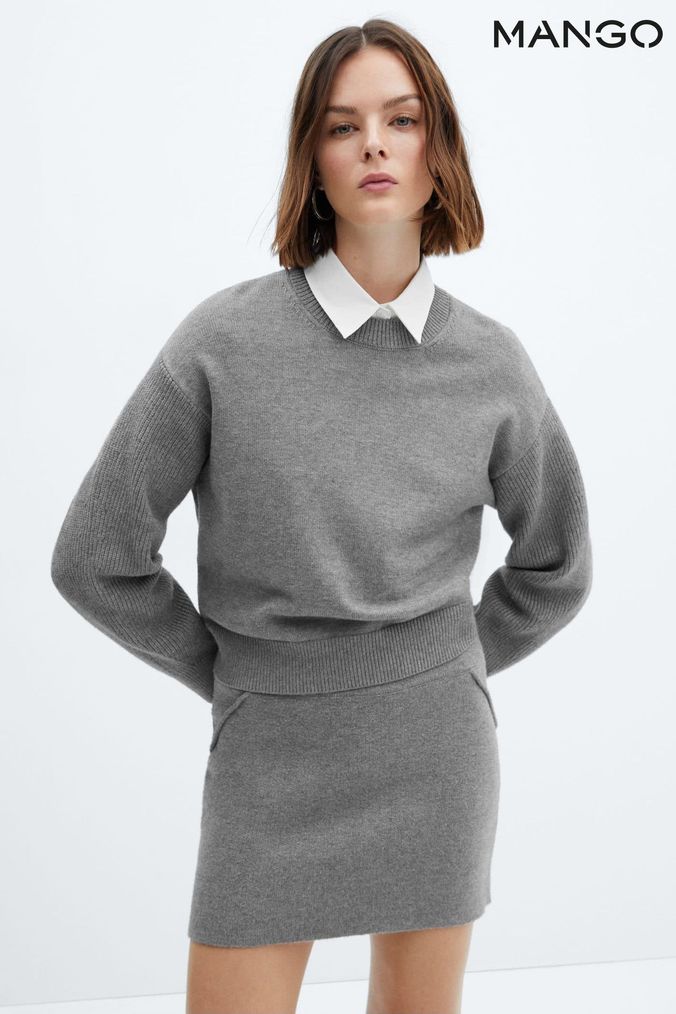 Mango grey jumper 2025