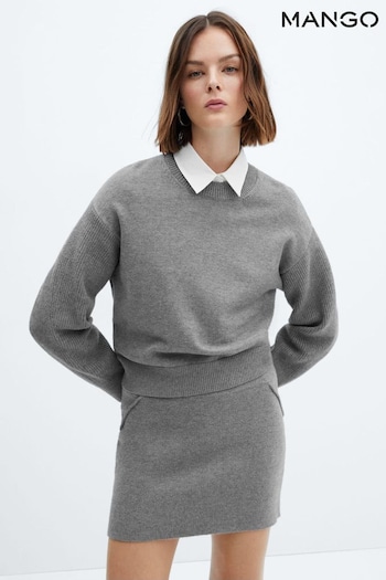 Mango Round-Neck Knitted Sweater (K97008) | £36