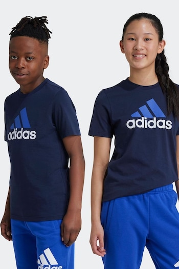 adidas Blue Bold Logo T-Shirt (K97627) | £13