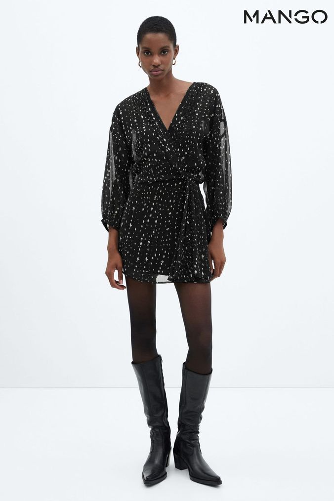 Buy Women s 14 Mango Mini Wrap Dresses Online Atelier lumieresShops