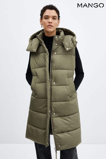 Mango Quilted Gilet With Hood (K97663) | £80