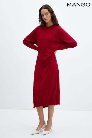 Mango Round-Neck Knitted Dress (K97669) | £36