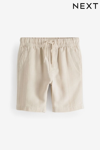 Cream Textured denim Shorts (3-16yrs) (K97720) | £10 - £15