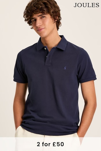 Joules Woody Navy Cotton jumper Polo Shirt (K97754) | £29.95
