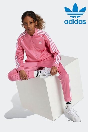 adidas Originals Pink Kids Adicolor SST Track Top (K98416) | £35