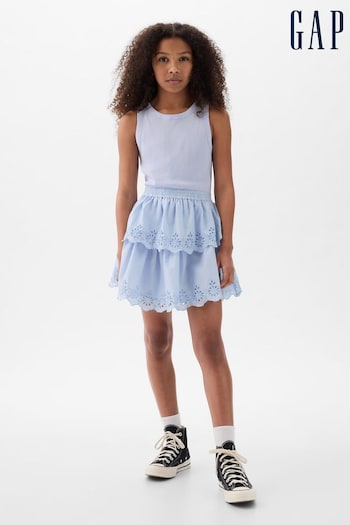 Gap Blue Crinkle Gauze Dress (4-13yrs) (K98629) | £30