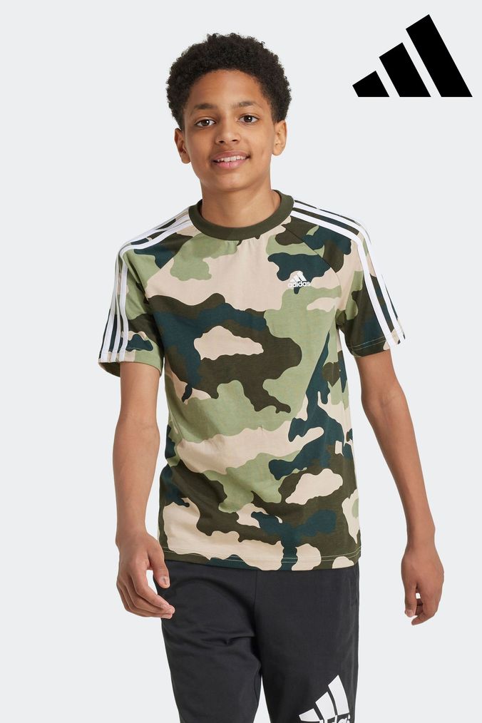 adidas camo shoes boys Shirts Green 7 ArvindShops 8 Years Print Holiday Adidas Online Buy Newborn Unisex Older Boys Younger Boys Younger Girls T