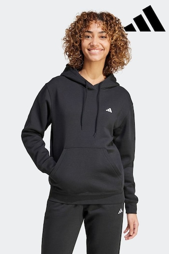 adidas Black Small Logo Hoodie (K99322) | £38