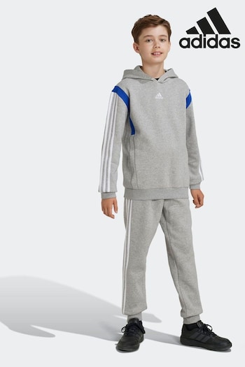 adidas Grey Kids Colorblock Joggers (K99386) | £30