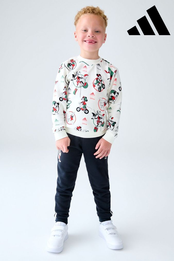 Kids white jogging bottoms top