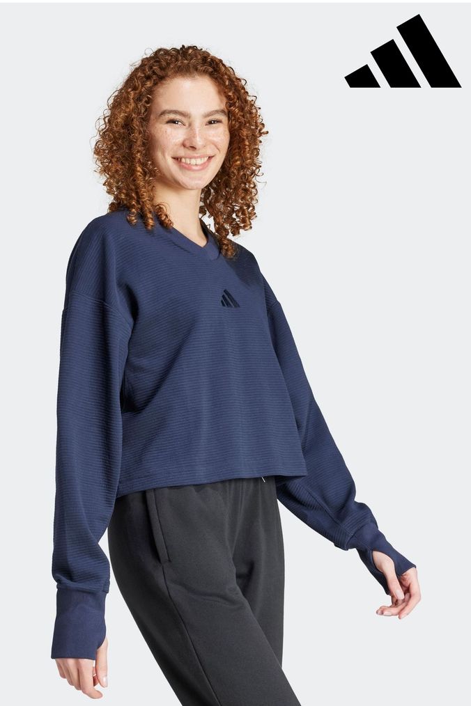adidas originals grey pipe crew sweatshirt women AspennigeriaShops Buy Sweat Tops Adidas Blue Medium Sweatshirtsandhoodies Online