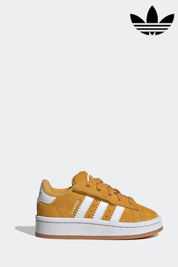 adidas Originals Yellow Kids Campus 00s Comfort Closure Elastic Laces Shoes (K99704) | £45