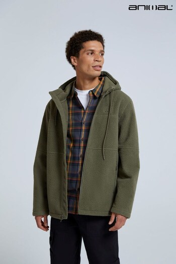 Animal Mens Green Aidan Recycled Jacket (K99760) | £80