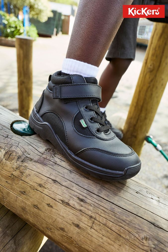 Boys School Boots Scuff Resistant Warm