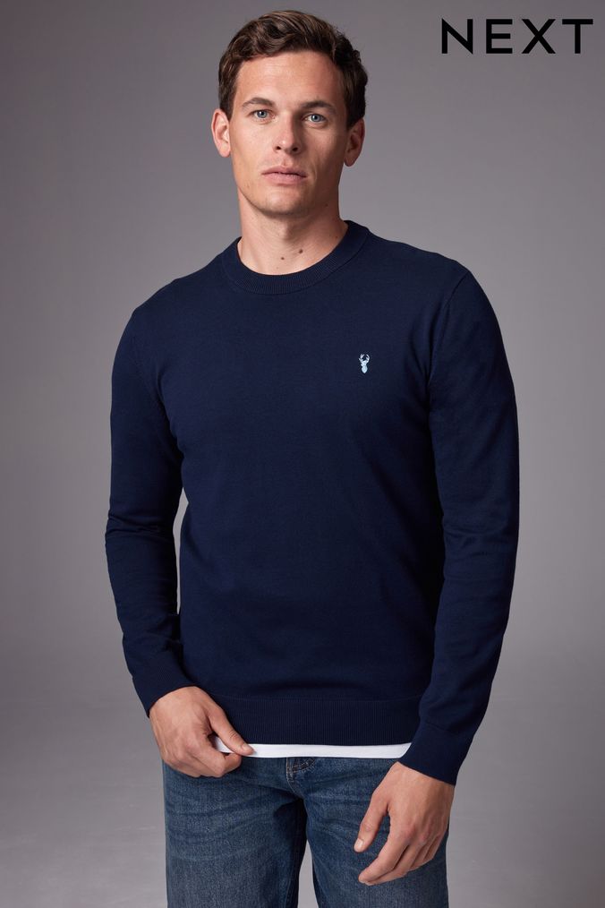Mens Jumpers Plain Textured Cable Jumpers Next UK