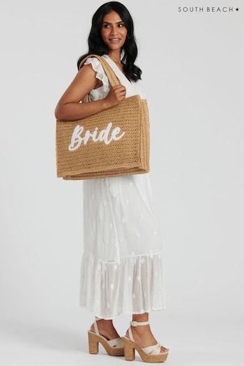 South Beach Natural Bride Tote Bag (K99819) | £24