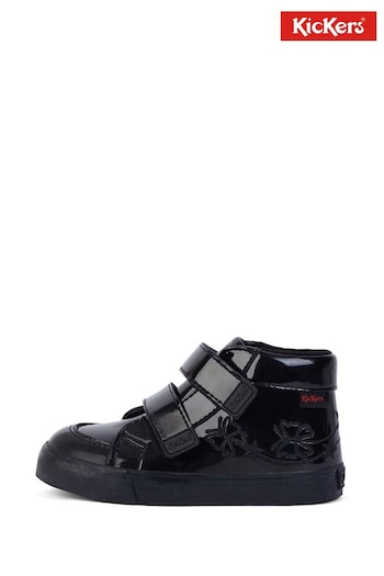 Kickers Tovni Hi Vel Stardust Patent Trainers (K99824) | £50