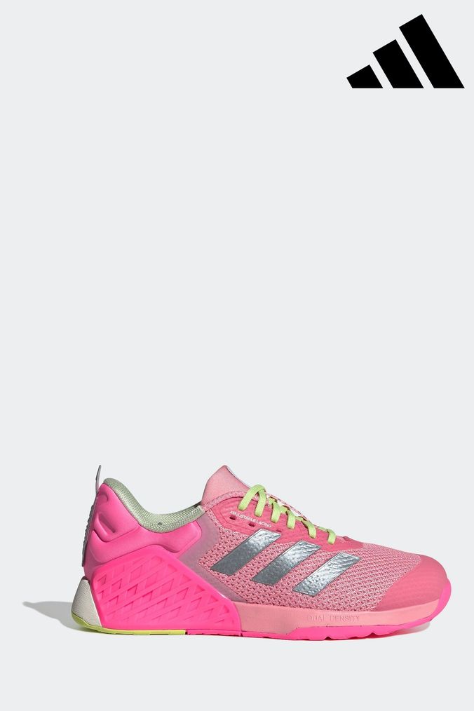 Pink adidas womens shoes top