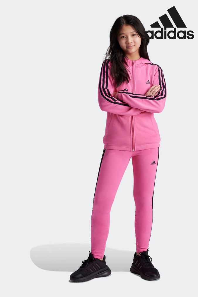 Buy Girls Pink Adidas Leggings Online Next UK