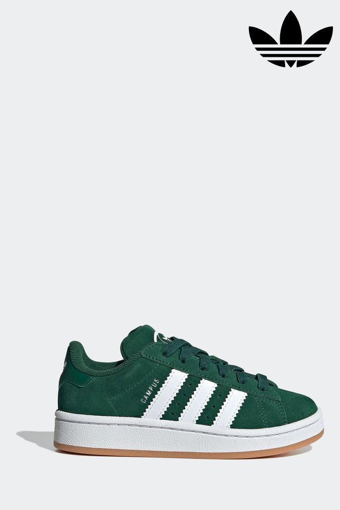 Buy Girls Green Adidas Campus Trainers Online Next UK