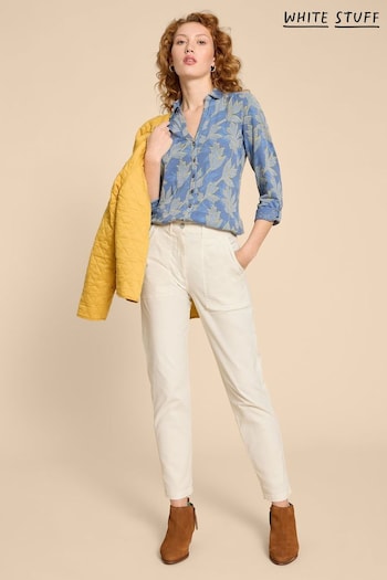 White Stuff Blue Annie Jersey Shirt (K99994) | £45