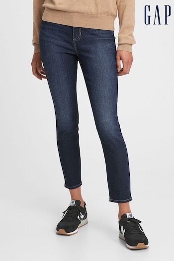 Gap Dark Wash Blue High Waisted Favourite Jegging with Washwell (L00917) | £40