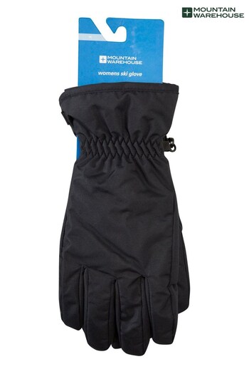 Mountain Warehouse Black Womens Ski Gloves (L03396) | £16