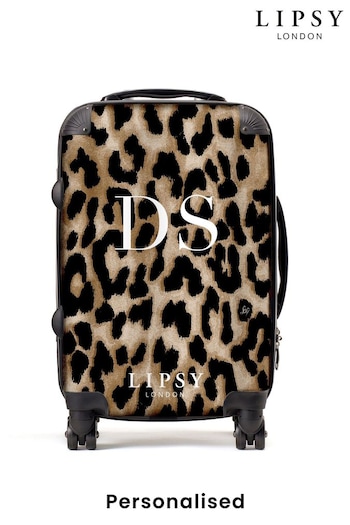 Personalised Lipsy Leopard Print  SuitCase By Koko Blossom (L05812) | £135 - £165
