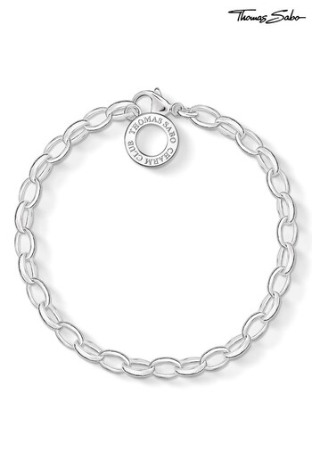 Thomas Sabo Sterling Silver Charm Club Charm Bracelet (L07741) | £59