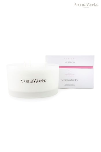 AromaWorks Clear Nurture Large 3-Wick Scented Candle (L09655) | £43