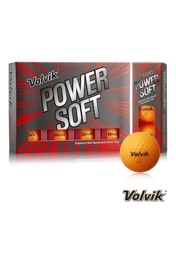 Volvik Orange Powersoft Golfball Pack (L11439) | £20
