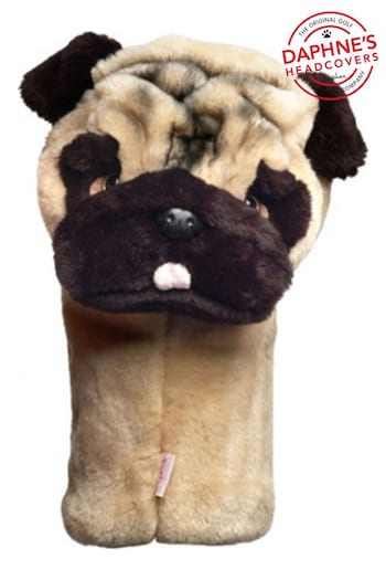 Daphnes Headcovers Brown Pug Golf Cover (L13097) | £32
