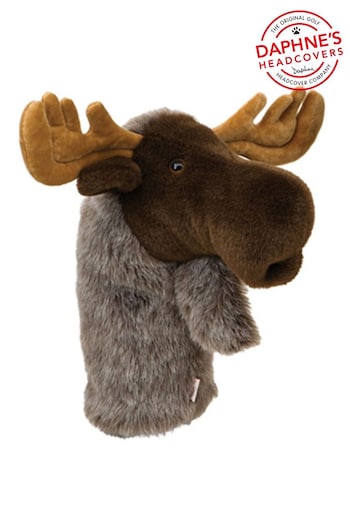 Daphnes Headcovers Brown Moose Golf Cover (L13108) | £32