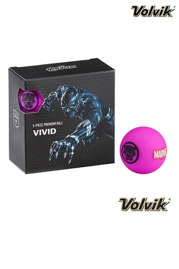 Volvik Purple Black Panther Marvel Golf Ball Pack (L13512) | £22