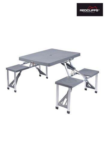 Redcliffs Grey Picnic Foldable Table (L13684) | £100