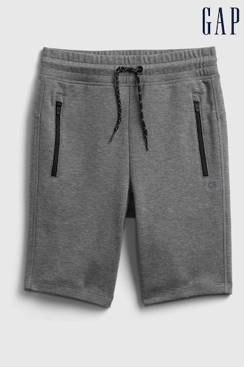 Gap Grey Pull On Zip Pocket Jogger Shorts mia (L14428) | £12