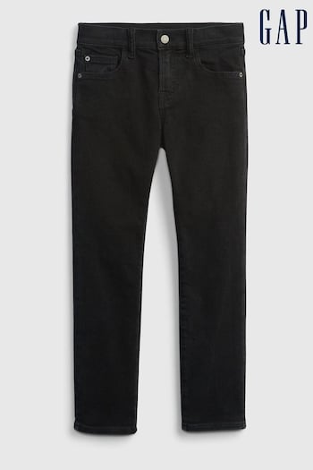 Gap Black Soft Slim Straight Jeans (L15376) | £35